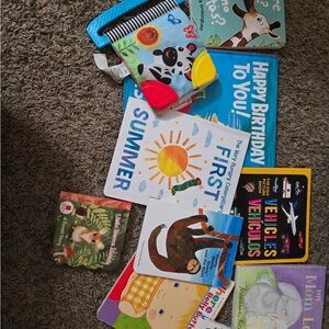 Colorful Animal and Vehicle Kids Book Set